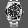 Super Clone Men's Rolex Submariner 41mm Men's-126610LN 0001-Stainless Steel-Black Dial Black