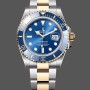 Super Clone Men's Rolex Submariner 41mm Men's-126613LB-Blue Dial-Blue Bezel Blue