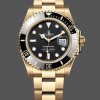 Super Clone Men's Rolex Submariner 41mm Men's-126618LN-Yellow Gold-Black Dial Black