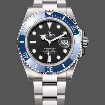 Super Clone Men's Rolex Submariner 41mm Men's-126619LB 0003-Blue Ceramic Bezel-Black Dial Black
