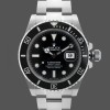 Super Clone Men's Rolex Submariner 40mm Men's-16610-Stainless Steel-Black Dial Black