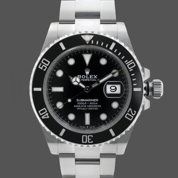 Super Clone Men's Rolex Submariner 40mm Men's-16610-Stainless Steel-Black Dial Black