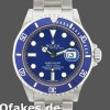 Super Clone Men's Rolex Submariner 40mm Men's-16610-Stainless Steel-Blue Bezel-Blue Dial Blue&nbsp;