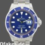 Super Clone Men's Rolex Submariner 40mm Men's-16610-Stainless Steel-Blue Bezel-Blue Dial Blue&nbsp;