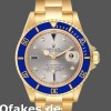 Super Clone Men's Rolex Submariner 40mm Men's-16618-Serti Dial-Blue Bezel Serti