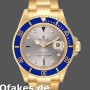 Super Clone Men's Rolex Submariner 40mm Men's-16618-Serti Dial-Blue Bezel Serti