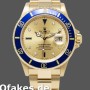 Super Clone Men's Rolex Submariner 40mm Men's-16618-Yellow Gold-Champagne Dial Champagne