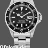 Super Clone Men's Rolex Submariner 40mm Men's-1680-Black Bezel-Black Dial Black