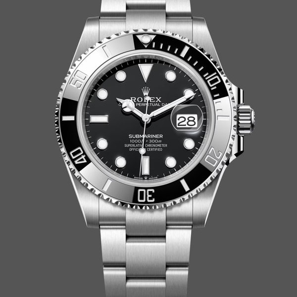 Super Clone Men's Rolex Submariner 41mm Men's-126610LN-Oyster Perpetual-Submariner Date Black
