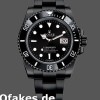Super Clone Men's Rolex Submariner Date 40mm Men's-116610LN-Black Dial-Black PVD/DLC Stainless Steel Black