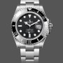 Super Clone Men's Rolex Submariner 41MM Stainless Steel Black Dial Date Black