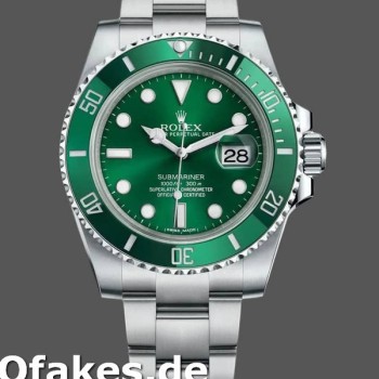 Super Clone Men's Rolex Submariner Date 40mm Men's-116610LV-Stainless Steel-Oyster-Green Dial Green