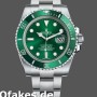 Super Clone Men's Rolex Submariner Date 40mm Men's-116610LV-Stainless Steel-Oyster-Green Dial Green