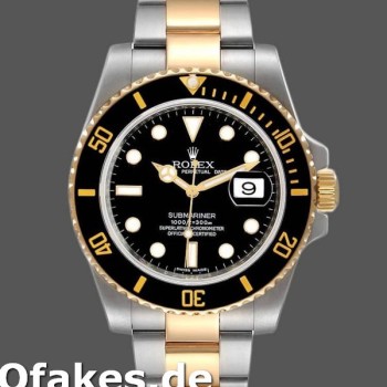 Super Clone Men's Rolex Submariner Date 40mm Men's-116613-Stainless Steel-Black Dial Black
