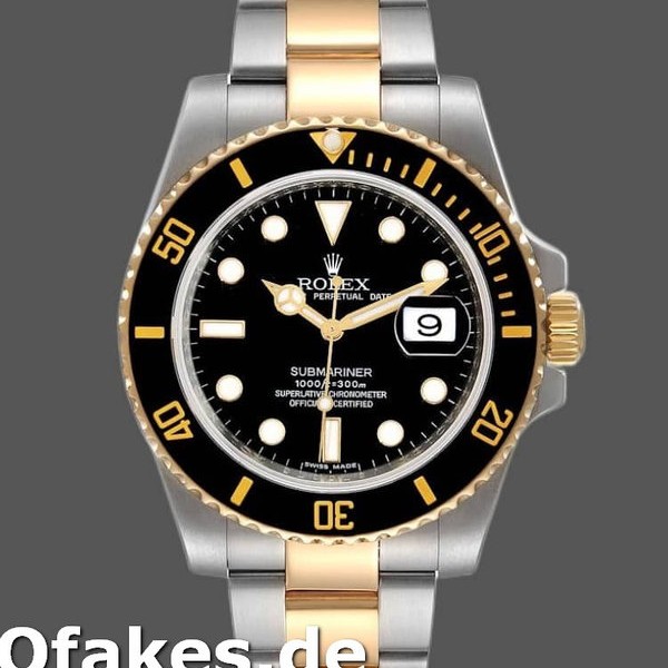 Super Clone Men's Rolex Submariner Date 40mm Men's-116613-Stainless Steel-Black Dial Black