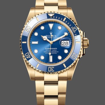 Super Clone Men's Rolex Submariner Date 41mm Men's-116618LB-Blue Dial Blue
