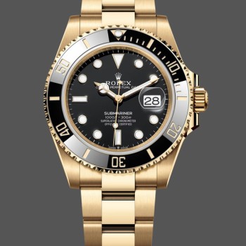 Super Clone Men's Rolex Submariner Date 40mm Men's-116618LN-Black Dial Black