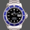 Super Clone Men's Rolex Submariner 40mm Men's-16610-Blue Ceramic-Black Dial Black