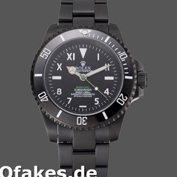 Super Clone Men's Rolex Submariner 41mm Men's-PR16233BBL-Black Dial-Automatic Black