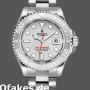 Super Clone Men's Rolex Yacht-Master 40mm Men's-116622-Stainless Steel-Platinum Dial Platinum