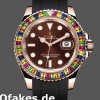 Super Clone Men's Rolex Yacht‑Master-116695, 40mm, Black Rubber Strap, Brown Dial, Men’s Brown