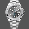 Super Clone Men's Rolex Yacht‑Master 126622-40mm, Platinum Bezel, Dark Rhodium Grey Dial, Men’s Rhodium Grey
