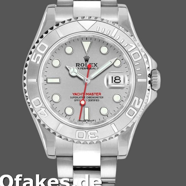 Super Clone Men's Rolex Yacht‑Master-16622, 40mm, Silver Dial, Men’s Silver