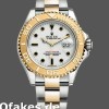Super Clone Men's Rolex Yacht-Master 40mm Men's-16623-Gold Bezel White