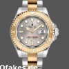 Super Clone Unisex's Rolex Yacht-Master 35mm Unisex-168623-Steel & Yellow Gold-Platinum Dial Platinum<br />