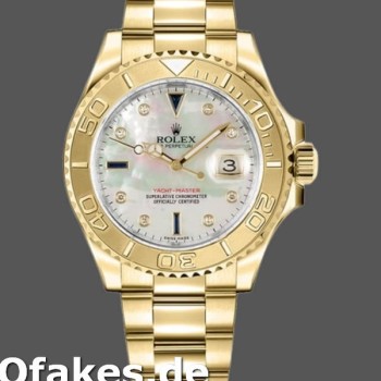 Super Clone Unisex's Rolex Yacht-Master 35mm Unisex-168628-MOP Dial MOP