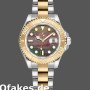Super Clone Women's Rolex Yacht-Master 29mm Women's-169623-Steel & Yellow Gold-Black MOP Dial MOP