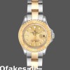 Super Clone Women's Rolex Yacht-Master 29mm Women's-169623-Steel & Yellow Gold-Champagne Dial Champagne