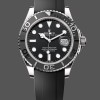 Super Clone Men's Rolex Yacht-Master 42mm Men's-226659-White Gold-Black Dial Black