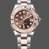 Super Clone Unisex's Rolex Yacht-Master 37mm Unisex-268621-Everose Bezel-Chocolate Dial Chocolate