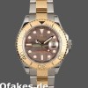 Super Clone Men's Rolex Yacht-Master 40mm Men's-16623-Steel & Yellow Gold-Black MOP Dial Black
