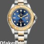 Super Clone Men's Rolex Yacht-Master 40mm Men's-16623-Steel & Yellow Gold-Blue Dial Blue