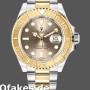 Super Clone Men's Rolex Yacht-Master 40mm Men's-16623-Steel & Yellow Gold-Rhodium Grey Dial Grey<br />