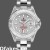 Super Clone Unisex's Rolex Yachtmaster 35mm Unisex-168622-Platinum-Stainless Steel-Silver Dial Silver